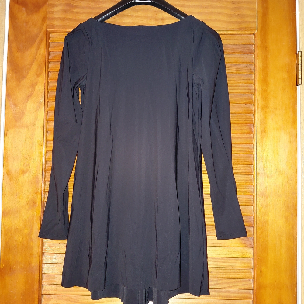 M 2057 Chic Black Long Sleeve Dress
